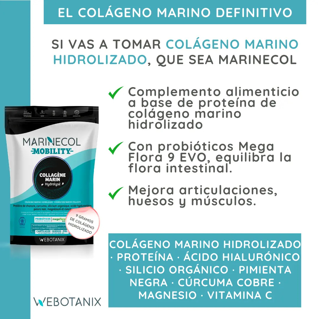 Marinecol Mobility – Colágeno Marino Hidrolizado 275 g