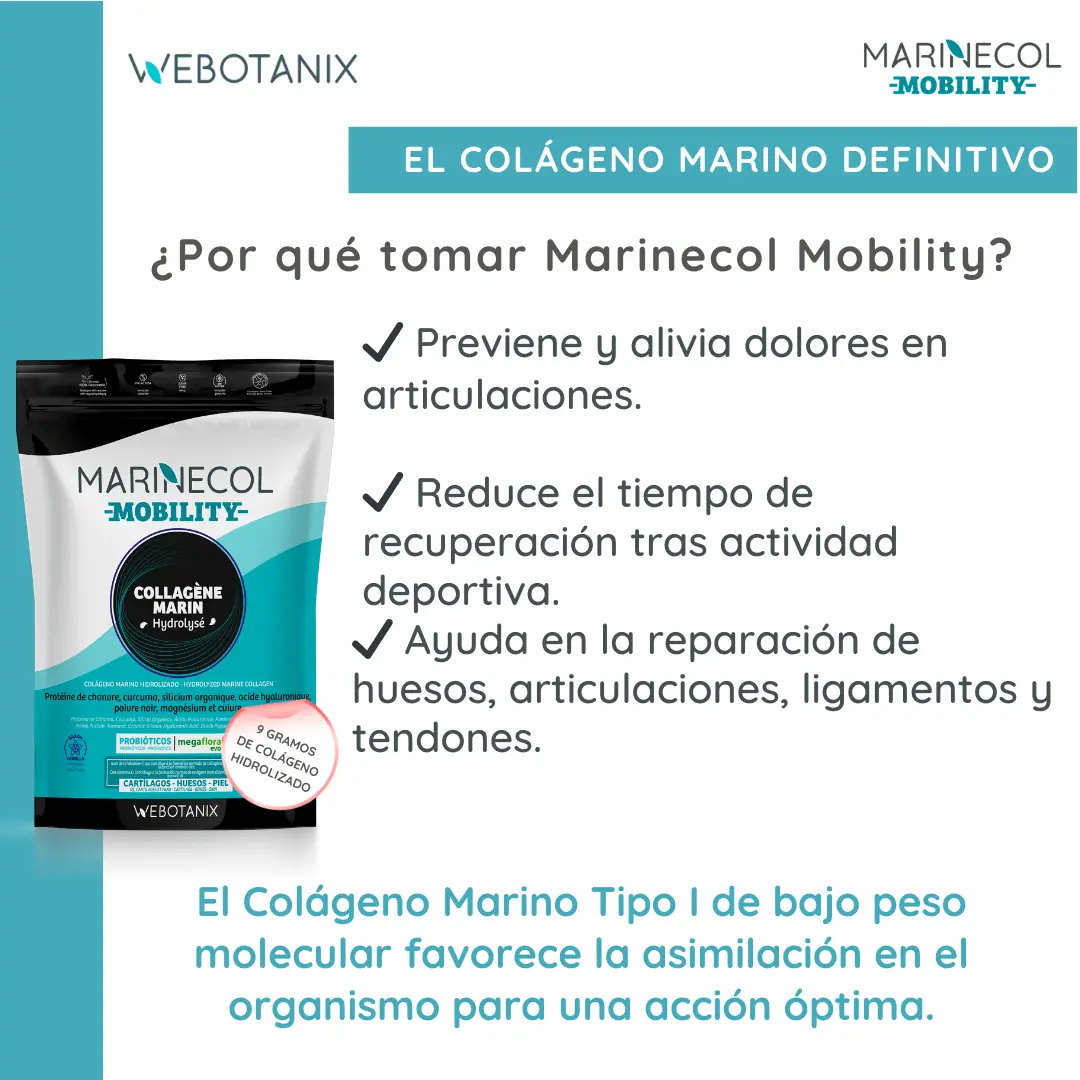 Marinecol Mobility – Colágeno Marino Hidrolizado 275 g