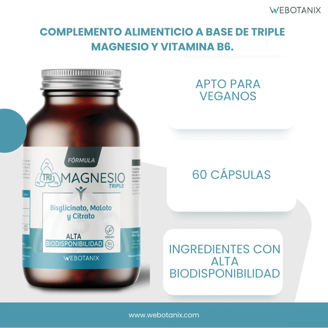 Fórmula Triple Magnesio – 60 Cápsulas