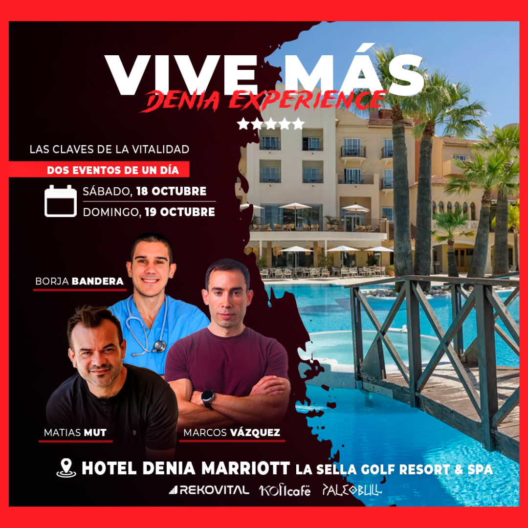 Evento: Vive Más Denia Experience (€ 95 EUR - Reserva)