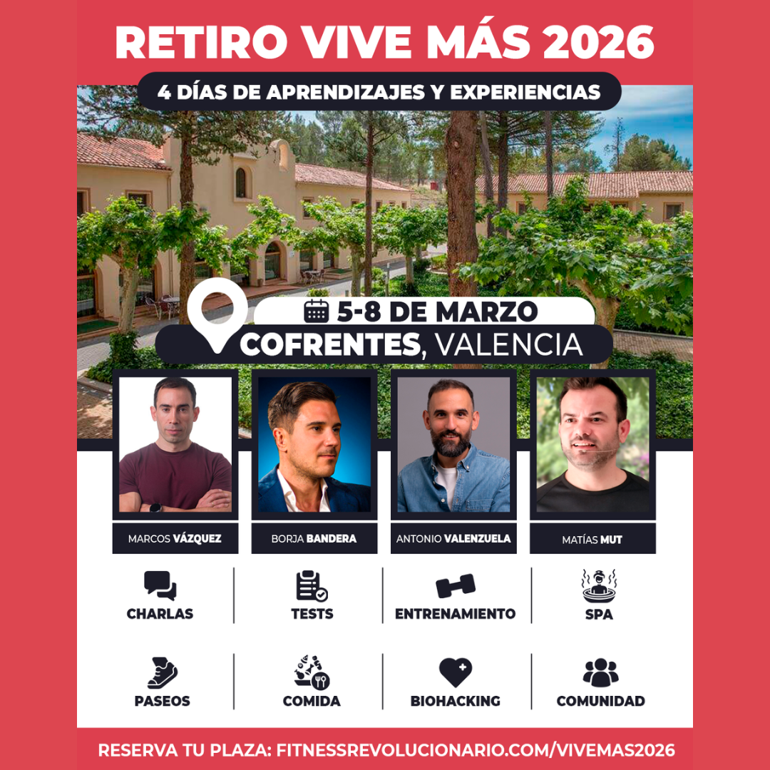 Retiro Vive Más 2026 (€ 990 EUR - Reserva €350)