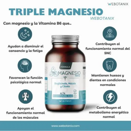 Fórmula Triple Magnesio – 60 Cápsulas
