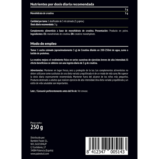 Creatina 200 Mesh 250 g