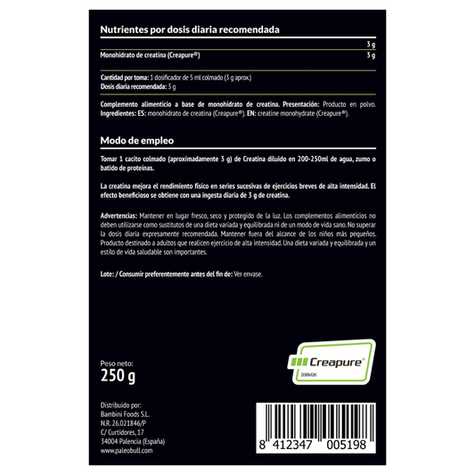 Creatina Creapure 250 g