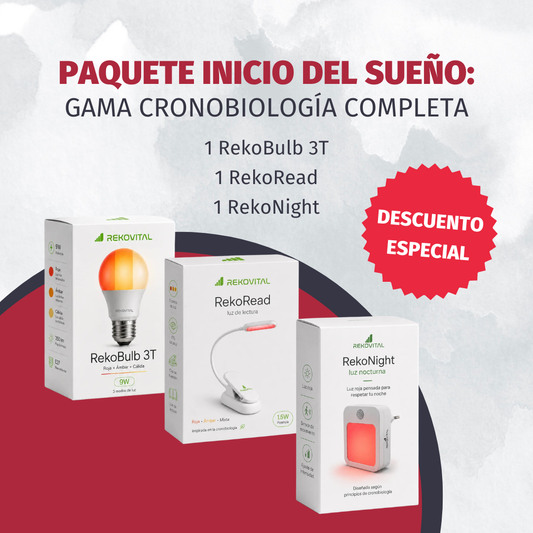 Paquete Inicio del Sueño: Kit Completo de Cronobiología
