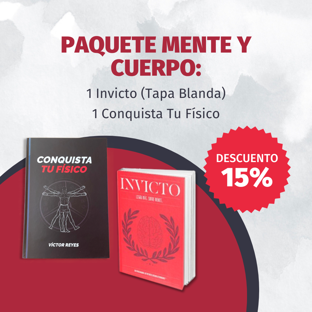 Paquete Mente Y Cuerpo: Invicto (Tapa Blanda) + Conquista Tu Físico