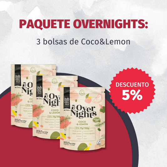 Paquete Overnights: Coco & Lemon
