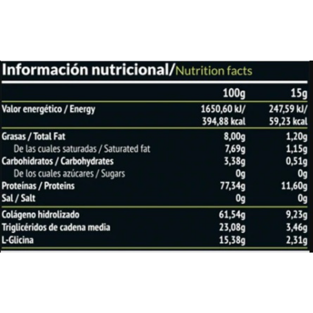 Elixir: Colágeno + Aceite TCM 450 g – Fitness Revolucionario